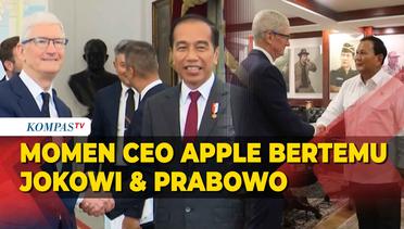 Potret CEO Apple Tim Cook Bertemu Jokowi dan Prabowo