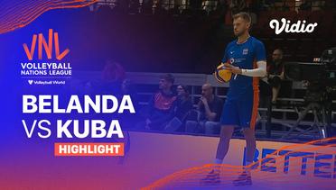 Match Highlights | Belanda vs Kuba | Men’s Volleyball Nations League 2023