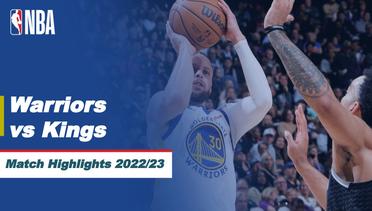 Match Highlights | Golden State Warriors vs Sacramento Kings | NBA Regular Season 2022/23