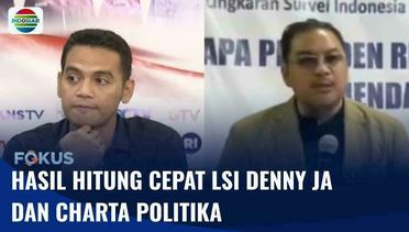 Hasil Hitung Cepat LSI Denny JA dan Charta Politika: Prabowo-Gibran Unggul | Fokus