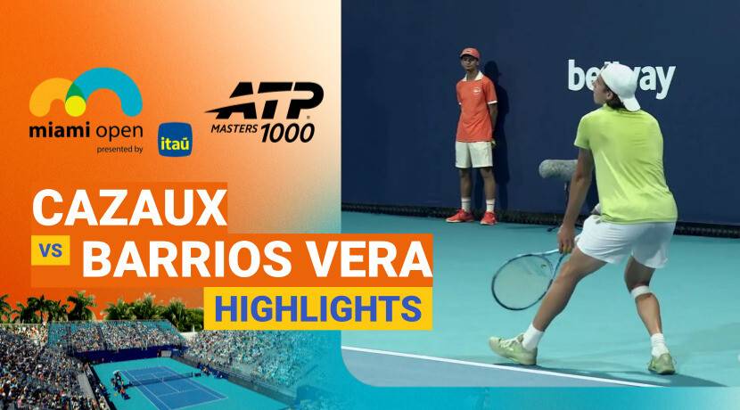 Arthur Cazaux vs Tomas Barrios Vera - Round 2 (Court 5) | ATP 1000: Miami Open presented by Itau 2026