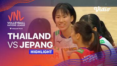 Match Highlights | Thailand vs Jepang | Women’s Volleyball Nations League 2023
