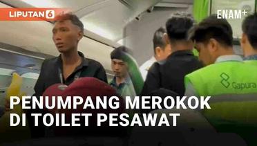 Viral Penumpang Citilink Merokok di Toilet Pesawat Rute Batam-Surabaya Diamankan Petugas