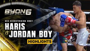 Haris Sofyan vs Jordan Boy - Highlight | BYON Combat Showbiz 6 2025