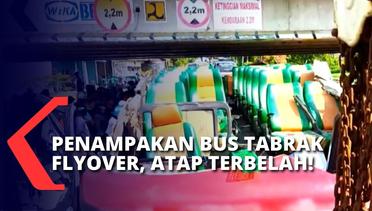 Sopir Bus yang Tabrak Flyover hingga Atap Terbelah di Kota Padang Panjang Masih Belum Ditemukan!