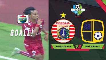 Goal Novri Setiawan - Persija Jakarta (2) vs (0) Barito Putera | Go-Jek Liga 1 Bersama Bukalapak