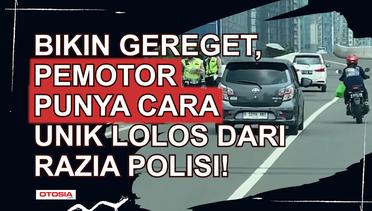 Kreatifitas Tak Terduga: Pengendara Motor Main 'Petak Umpet' dengan Polisi!