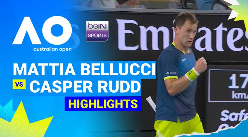 Mattia Bellucci (ITA) vs Casper Ruud (NOR) - Men's Singles Round 1 | Australian Open 2026