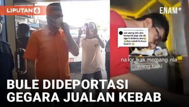 Jajakan Kebab di Palembang, Bule Belanda Dideportasi Petugas Imigrasi