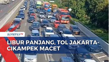 Macet, Antrean Kendaraan di Tol Jakarta-Cikampek Hingga 9 Kilometer!