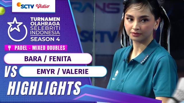 Bara Valentino/Fenita Arie VS Valerie Tifanka/Emyr Tifanka - Highlights Padel | TOSI Season 4