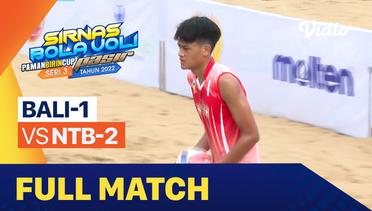 Full Match | Tempat Ketiga - Putra: Bali 1 vs NTB 2 | Sirkuit Voli Pantai Nasional Seri III 2022