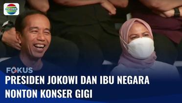 Presiden Jokowi dan Ibu Negara Iriana Datang ke Konser Band Gigi | Fokus