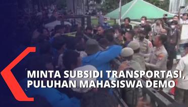 Desak Gubernur DKI Berikan Subsidi Transportasi, Mahasiwa Demo di Depan Balai Kota