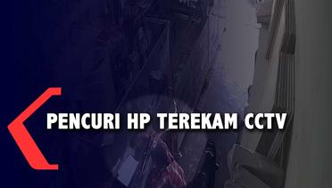 Aksi Pencuri HP di Medan Terekam CCTV