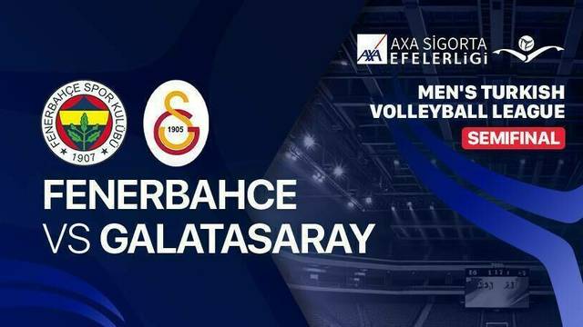 Semfinals: Fenerbache Medicana vs Galatasaray HDI Sigorta - Full Match | Men's Turkish Volleyball League