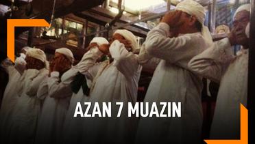 Azan di Masjid Ini Dikumandangkan 7 Muazin