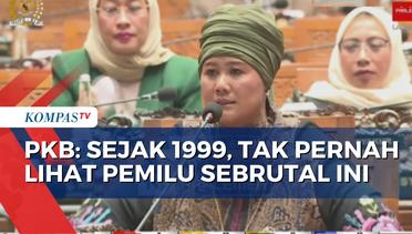 Momen Luluk Nur Hamidah PKB Interupsi Sidang Paripurna DPR, Dukung Hak Angket