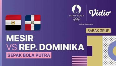 Mesir vs Republik Dominika - Sepak Bola Putra - Full Match | Olympic Games Paris 2024