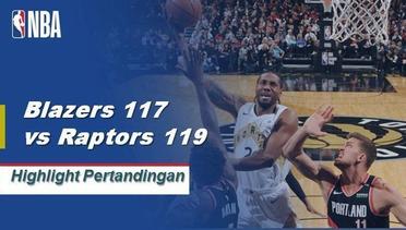 NBA I Cuplikan Hasil Pertandingan :  Blazers 117 vs Raptors 119