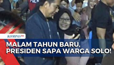 Detik-Detik Warga Heboh Karena Kedatangan Presiden Jokowi di Car Free Night Solo 31 Desember 2023!