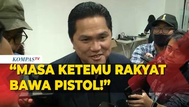 Erick Thohir Angkat Bicara Soal Pistol Dirut BUMN Meletus di Bandara Hasanuddin
