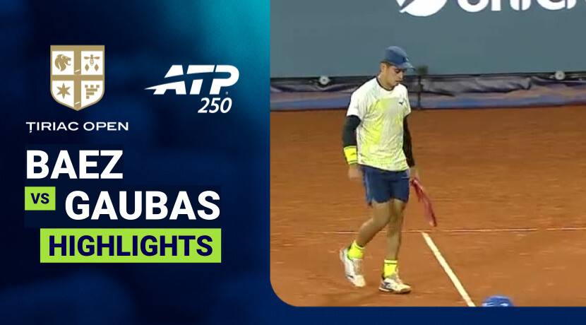 Sebastian Baez vs Vilius Gaubas - Round 1 | ATP 250: Tiriac Open presented by Unicredit Bank 2026