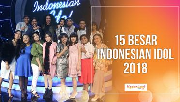5 Tersisih, Ini Top 15 Indonesian Idol 2018