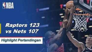 NBA | Cuplikan Pertandingan: Raptors 123 vs Nets 107 | 2019 NBA Preseason