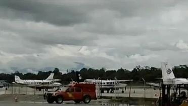 VIDEO: Pesawat Freeport Ikut Cari Pesawat Hilang di Ilaga Papua