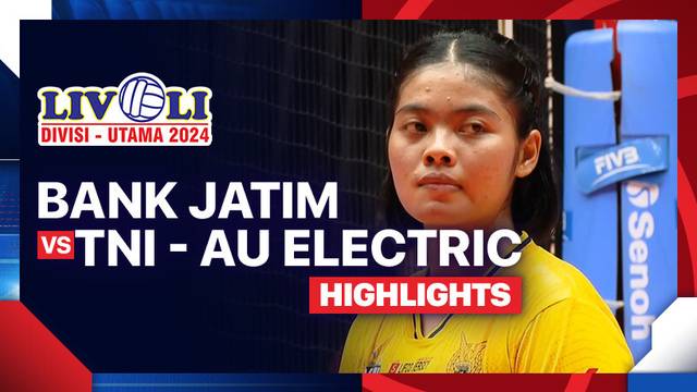 Putri: TNI - AL vs Petrokimia Gresik Pupuk Indonesia - Final Four - Highlights | Livoli Divisi Utama 2024