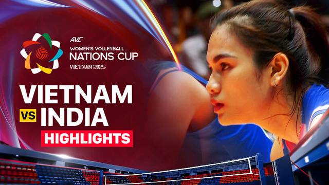 Vietnam vs India - Highlights | AVC Women's Volleyball Nation Cup 2025