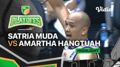 Highlights | Game 1: Satria Muda Pertamina vs Amartha Hangtuah Jakarta | IBL Playoffs 2022