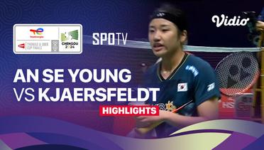 An Se Young (KOR) vs Line Hoejmark Kjaersfeldt (DEN) - Highlights | Uber Cup Chengdu 2024 - Women's Singles