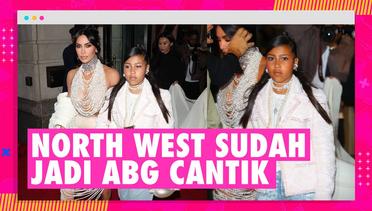 Foto North West Temani Kim Kardashian di Met Gala 2023, Sudah Jadi ABG Cantik yang Fashionable