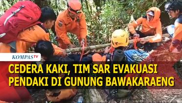 Cedera Kaki, Tim SAR Evakuasi Pendaki Di Gunung Bawakaraeng