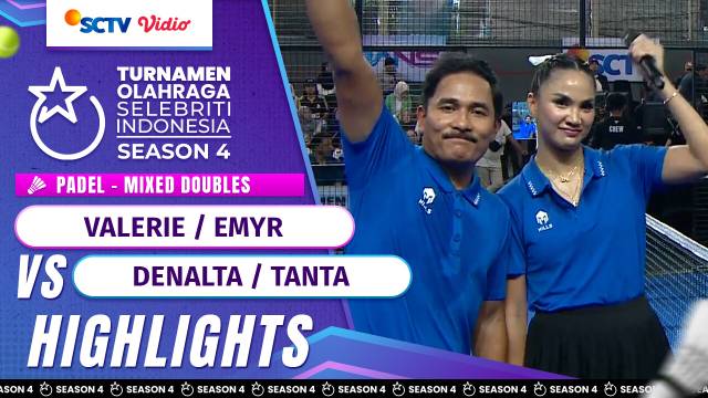 Valerie Tifanka / Emyr Razan VS Denalta Eunike / Tanta Ginting - Highlights Padel Mixed Doubles | TOSI Season 4