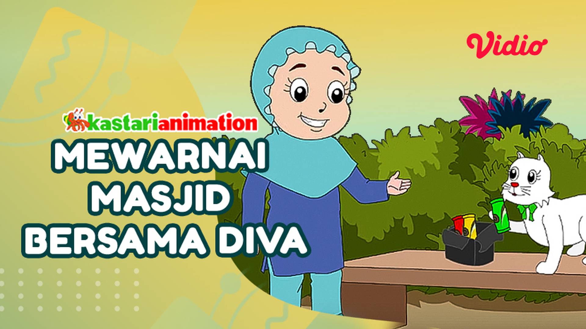Kastari Animation - Mewarnai Masjid Bersama Diva