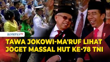 [FULL] Pecah! Joget Massal di HUT ke-78 TNI, hingga Buat Jokowi dan Ma'ruf Amin Tertawa