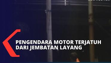 2 Orang Pengendara Sepeda Motor Terjatuh dari Jembatan Layang Ancol