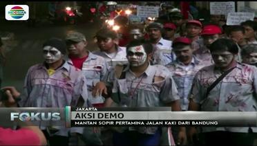 Mantan Sopir Pertamina Jalan Kaki dari Bandung ke Jakarta pakai Kostum Zombie. Ada Apa? - Fokus Pagi