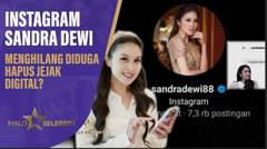 Instagram Sandra Dewi Menghilang Diduga Hapus Jejak Digital? | Halo Selebriti