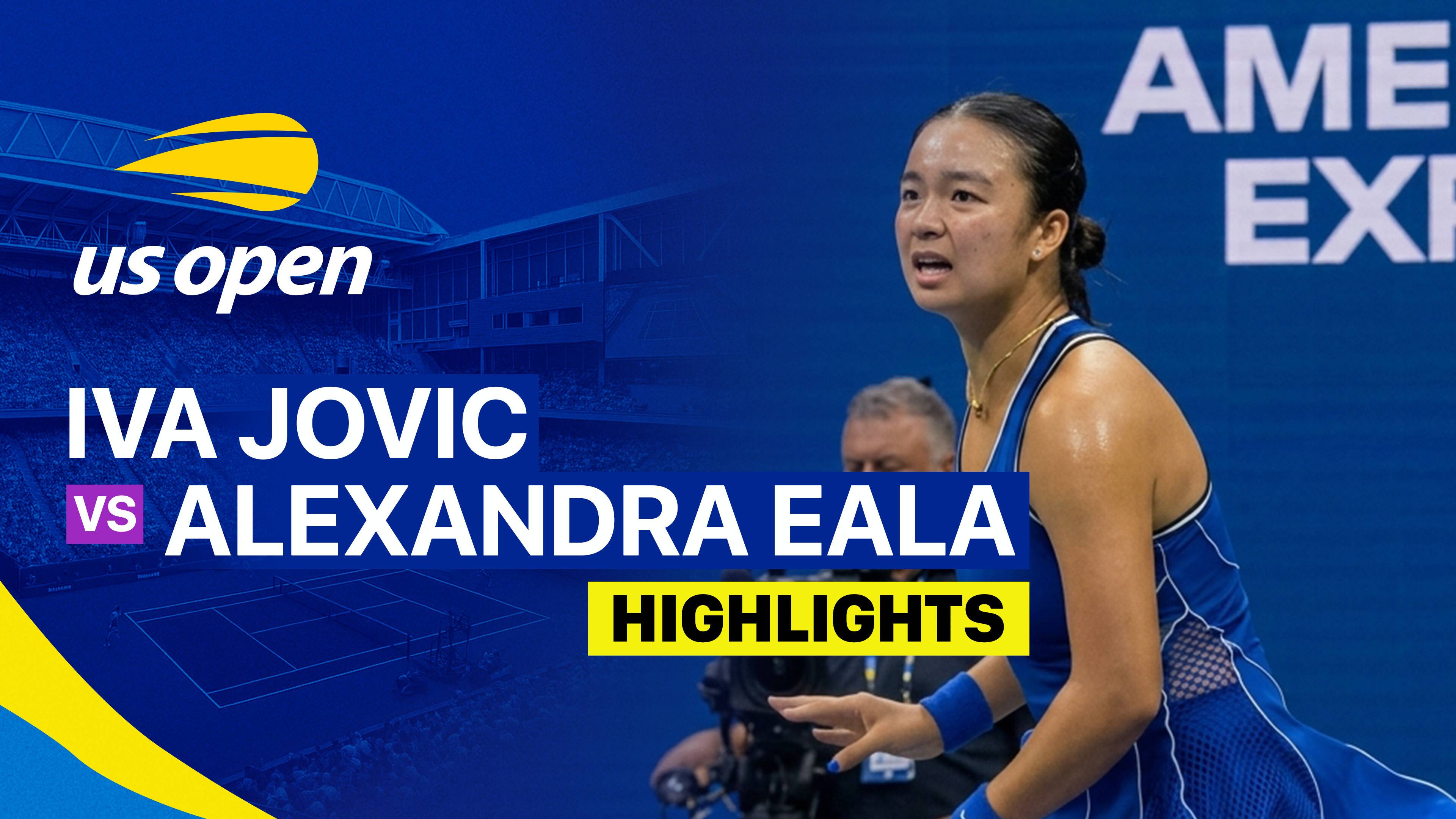 Iva Jovic vs Alexandra Eala - Women's Singles Round 3 | US Open Tennis Championships 2026