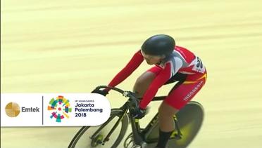 KEREEN! Crismonita Dwi Putri Berhasil Kalahkan Saingannya di Balap Sepeda Track | Asian Games 2018