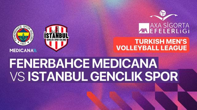 Fenerbahce Medicana vs Istanbul Genclik Spor - Full Match | Turkish Men's Volleyball League 2025/26