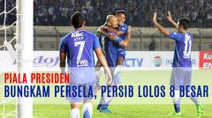 Highlights : Bungkam Persela, Persib Lolos 8 Besar