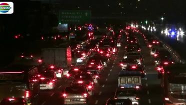 Kendaraan di Tol Jakarta-Cikampek Mulai Padat Merayap - Fokus Pagi