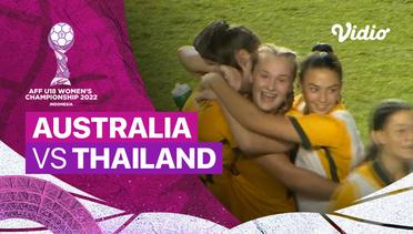 Mini Match - Australia vs Thailand | AFF U-18 Women's Championship 2022