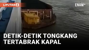 Kapal Penumpang Tabrakan dengan Tongkang Batu Bara di Kalimantan Selatan