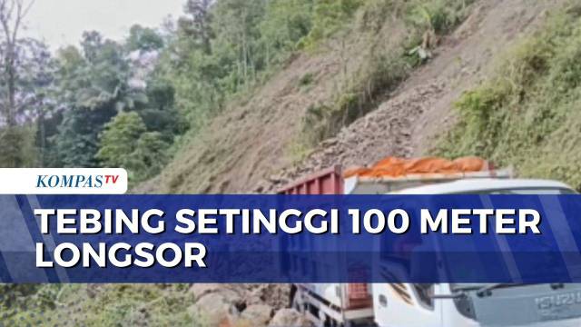Tebing 100 Meter Longsor di Kulon Progo, Akses Penghubung 2 Kecamatan Terputus | KOMPAS SIANG
